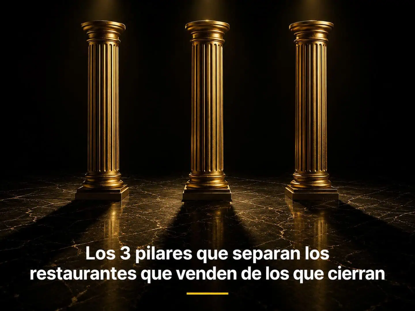 Los 3 pilares que separan los restaurantes que venden de los que cierran